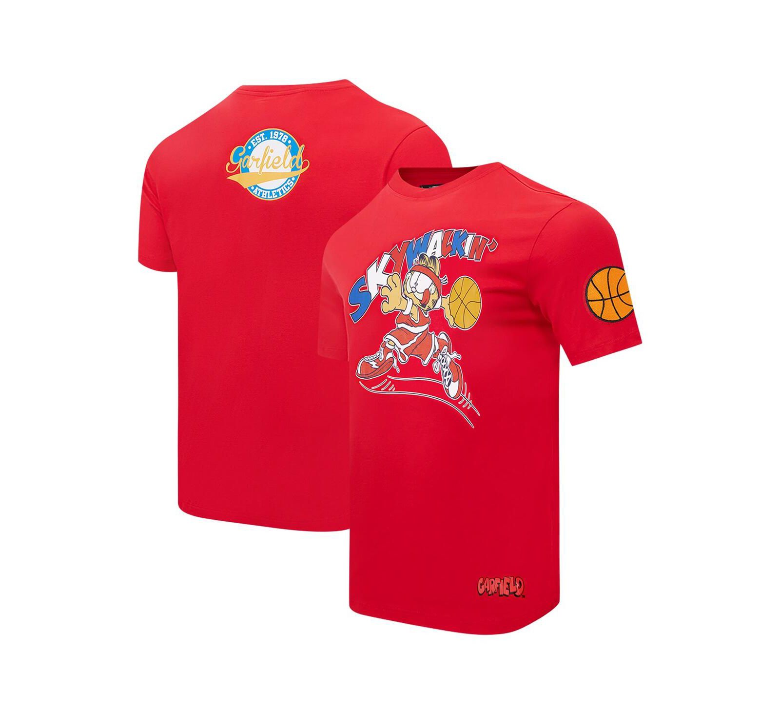 Freeze Max Men's Red Garfield Skywalkin' T-Shirt