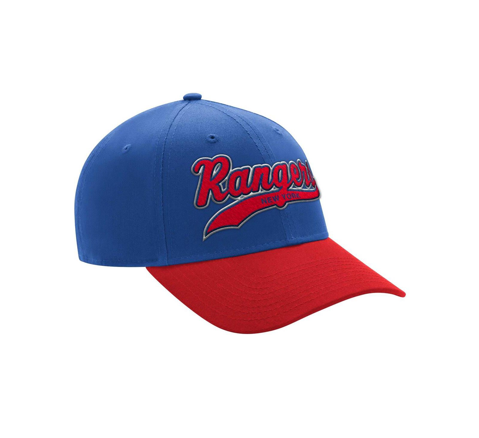 Мужская регулируемая кепка Starter Blue/Red New York Rangers Two-Tone Tailsweep Mascot