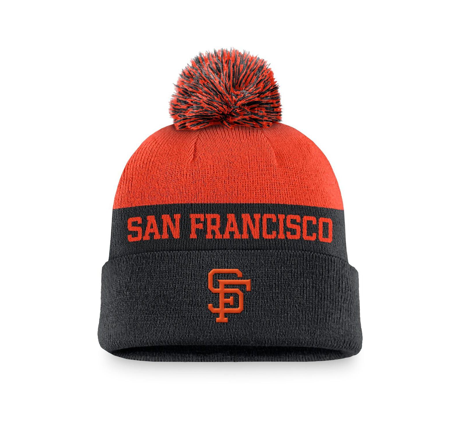 Мужская вязаная шапка Nike San Francisco Giants с помпоном
