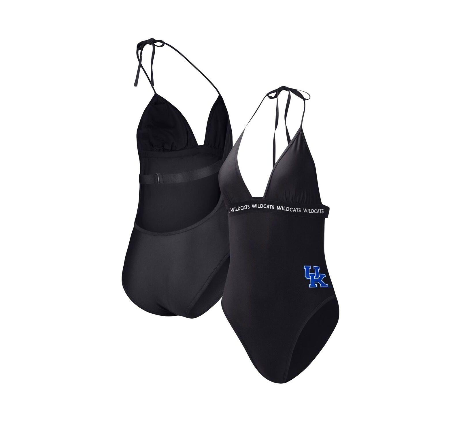 G-III 4Her by Carl Banks Women's Black Kentucky Wildcats Full Count One-Piece Swimsuit