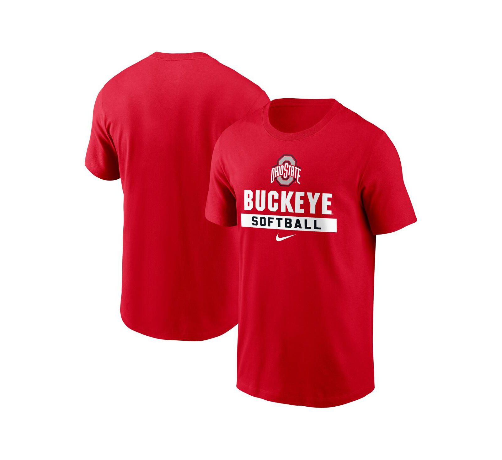 Мужская футболка Nike Ohio State Buckeyes, алая