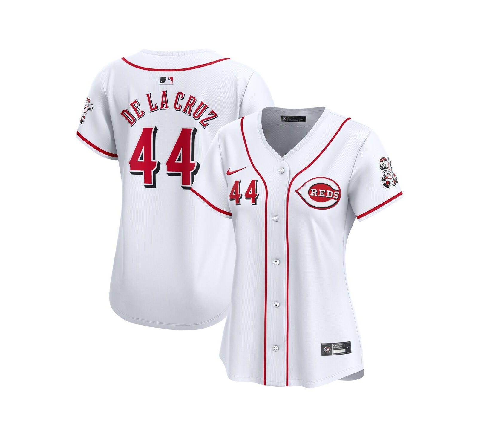 Nike Women's Elly De La Cruz White Cincinnati Reds Home Limited Player Jersey