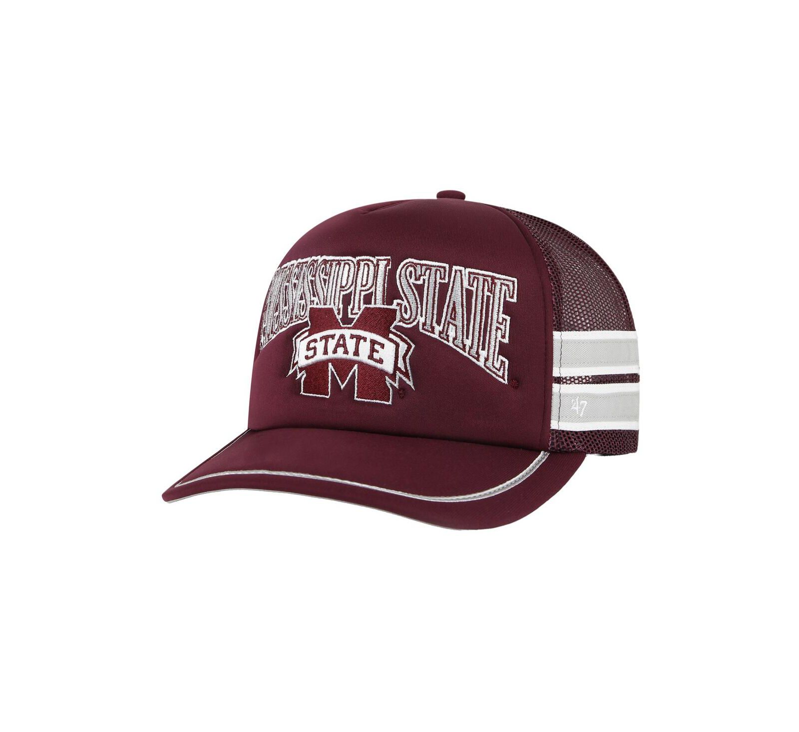 Мужская кепка '47 Brand Mississippi State Bulldogs Sideband Trucker Adjustable