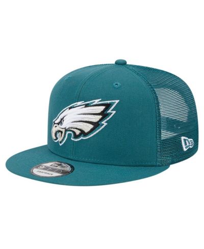 Мужская кепка New Era Midnight Green Philadelphia Eagles Main Trucker 9FIFTY Snapback Hat