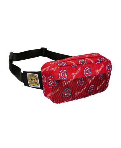 Поясная сумка Mitchell & Ness Atlanta Braves Cooperstown Collection с логотипом команды
