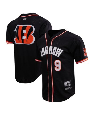Pro Standard Мужская рубашка на пуговицах Cincinnati Bengals Joe Burrow, Black