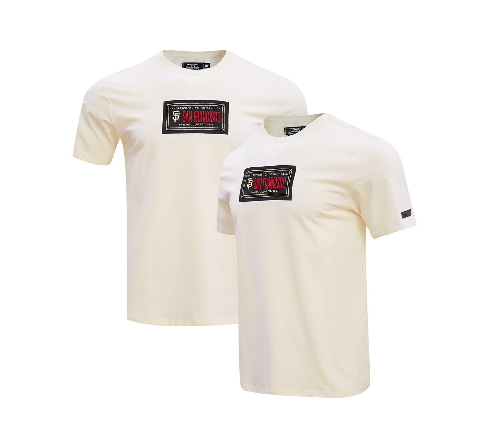 Мужская футболка Pro Standard Cream San Francisco Giants Club Member Badge