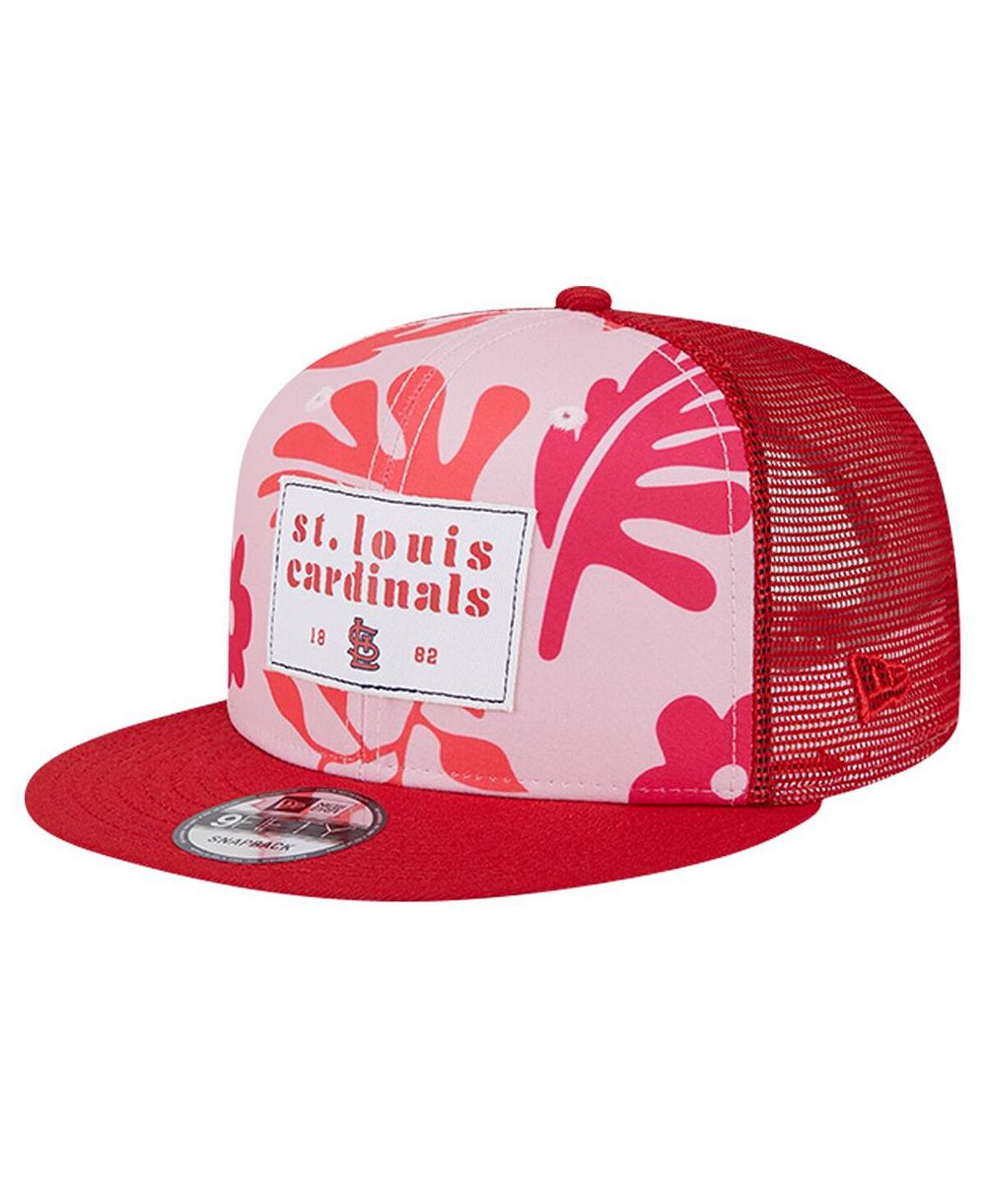 Мужская кепка New Era Red St. Louis Cardinals Bikini Bottom Trucker 9FIFTY Snapback Hat