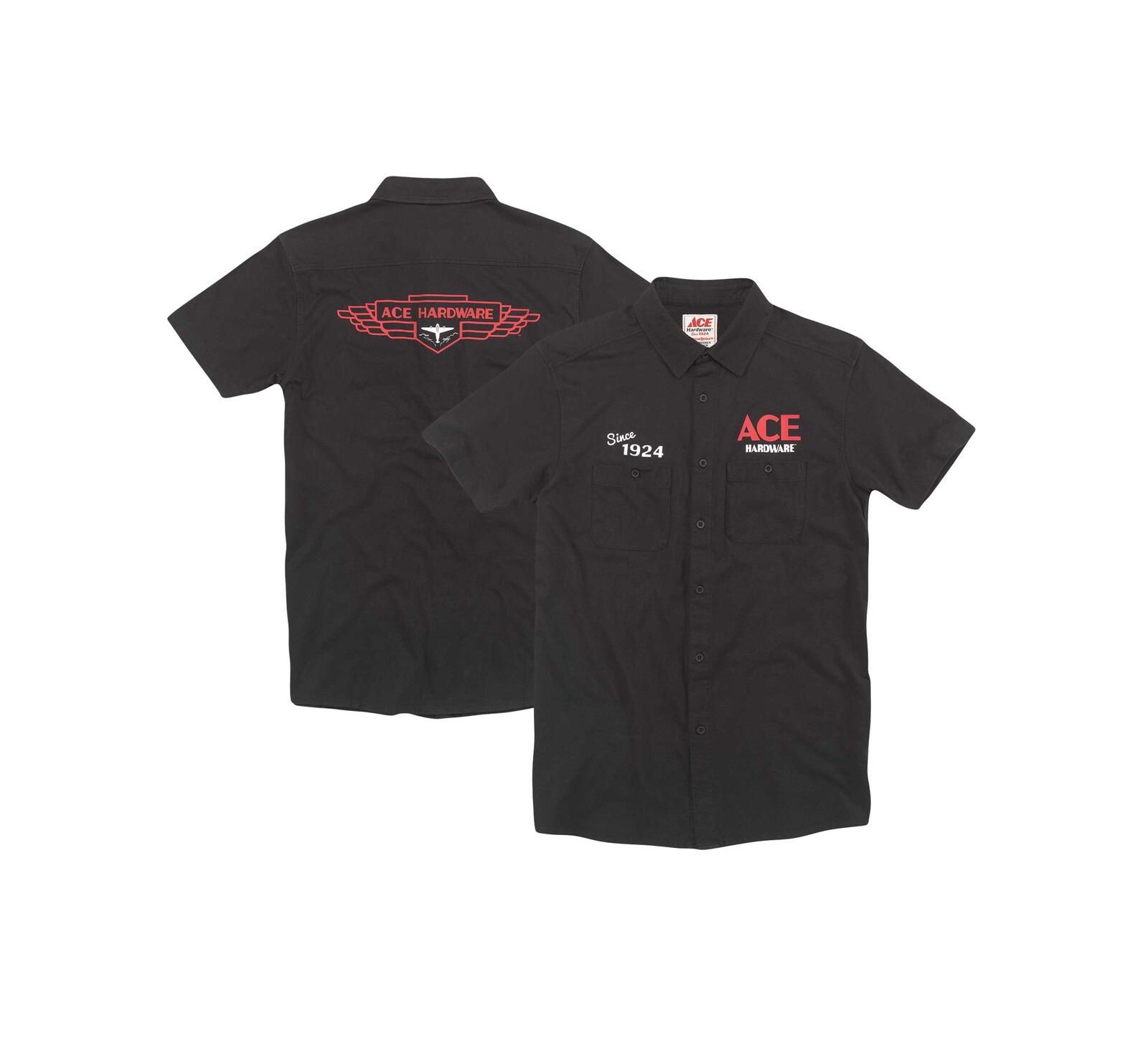 Мужская рубашка на пуговицах American Needle Black Ace Hardware Brew Master