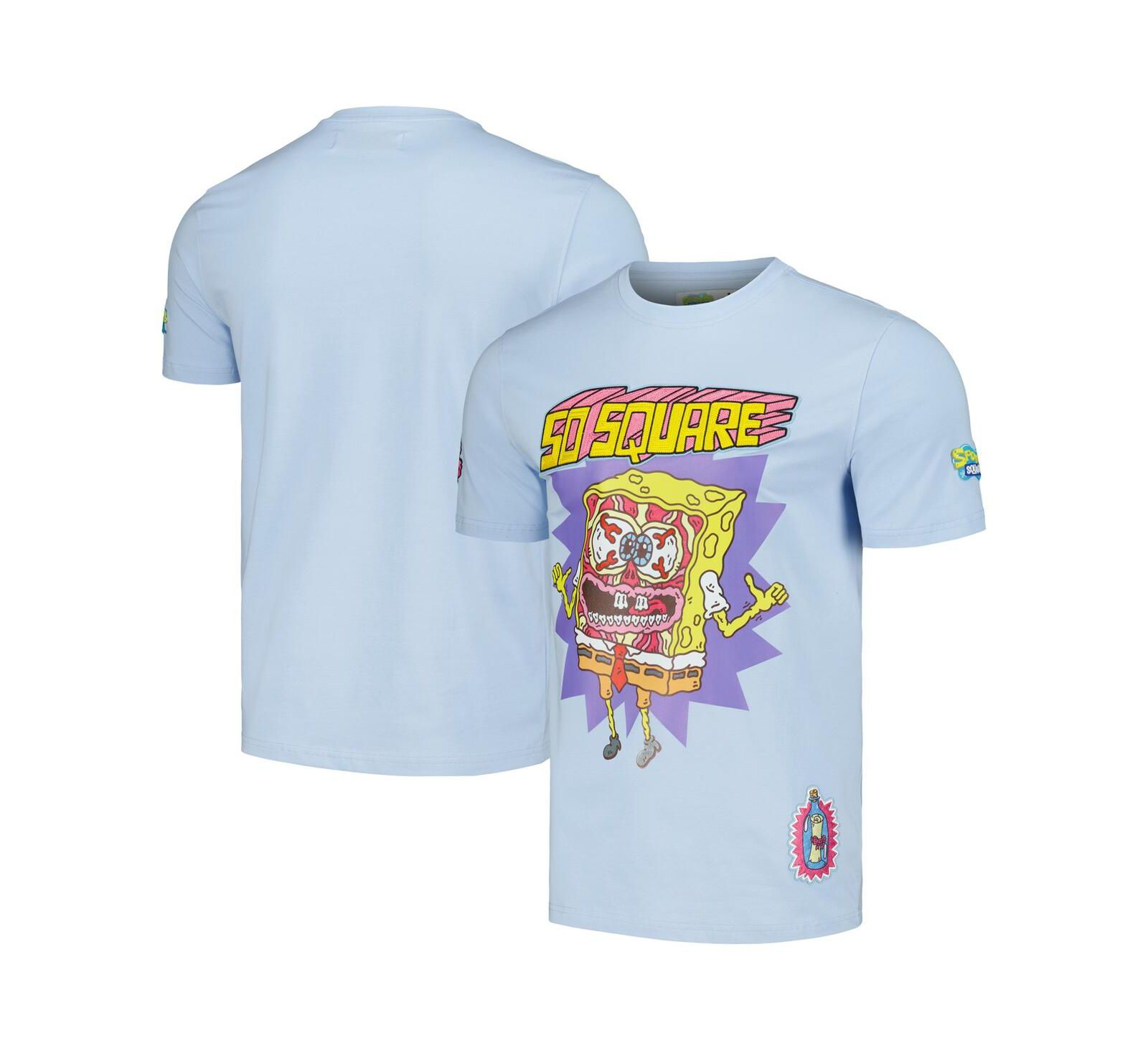 Мужская футболка Freeze Max Light Blue SpongeBob SquarePants Absurd Grotesque