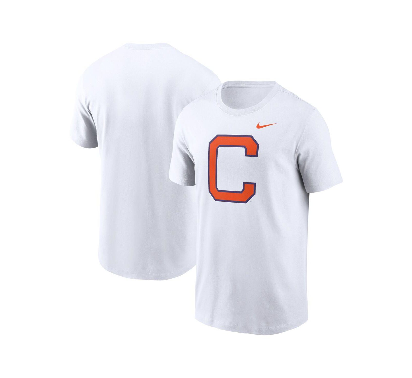 Nike Men's White Clemson Tigers Primetime Evergreen Alternate Logo T-Shirt