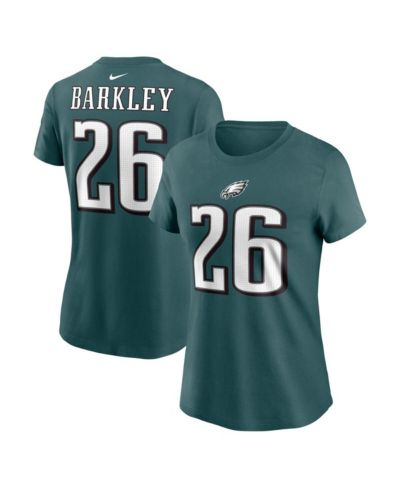 Женская футболка Nike Midnight Green Philadelphia Eagles Saquon Barkley