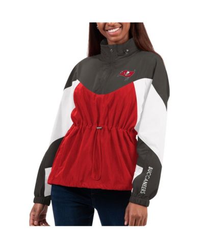 Женская куртка G-III 4Her by Carl Banks Tampa Bay Buccaneers Tie Breaker Lightweight Quarter-Zip
