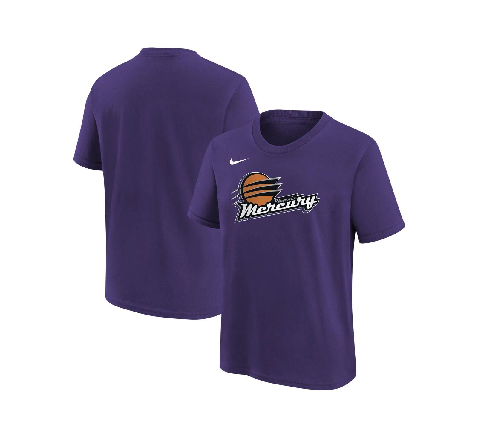 Футболка Nike для мальчиков и девочек фиолетовая Phoenix Mercury Essential Logo