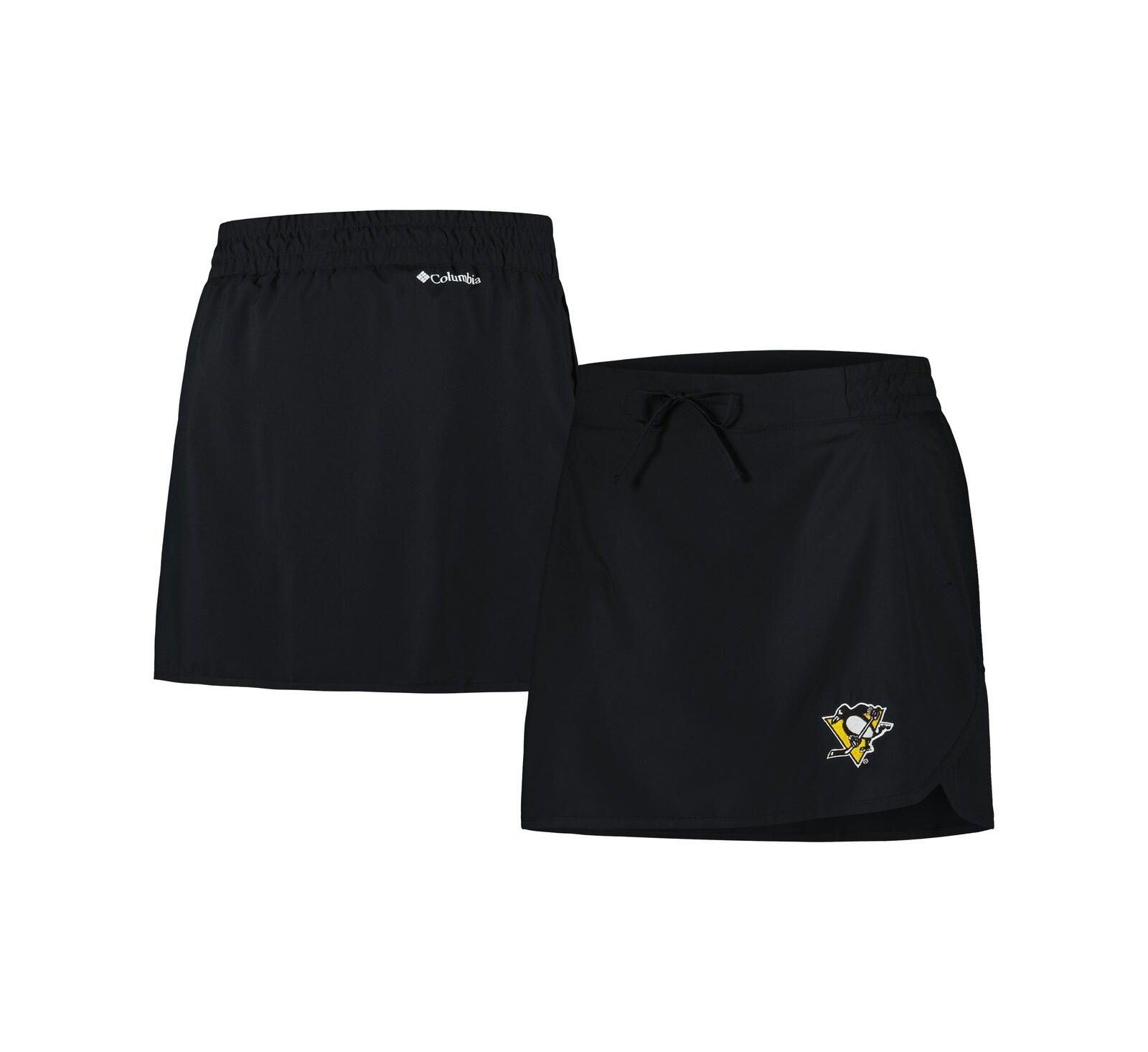 Женская юбка Columbia Pittsburgh Penguins Omni-Wick, черная