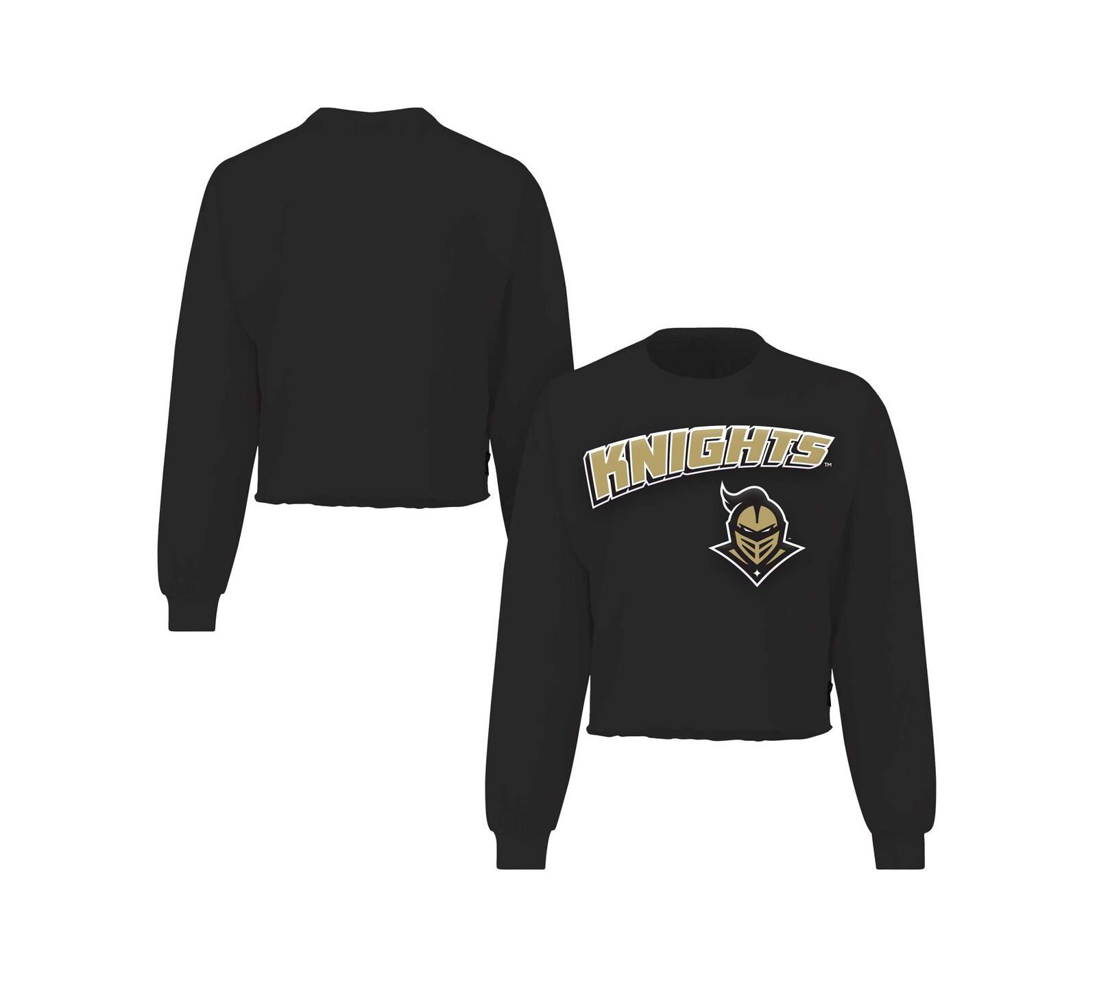 Женский свитшот Spirit Jersey Black UCF Knights Cropped
