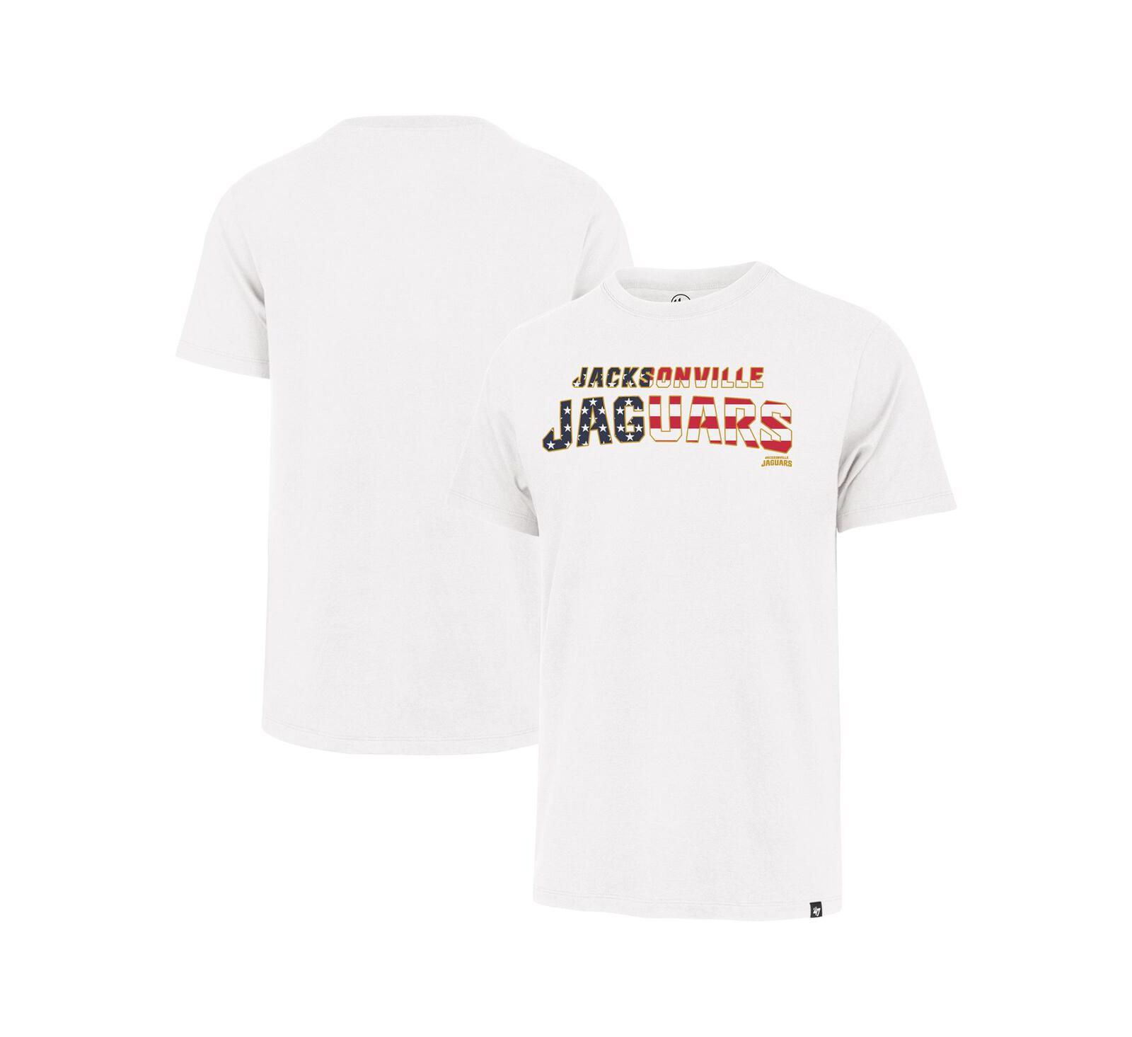 Футболка '47 Brand White Jacksonville Jaguars Flag Script Franklin