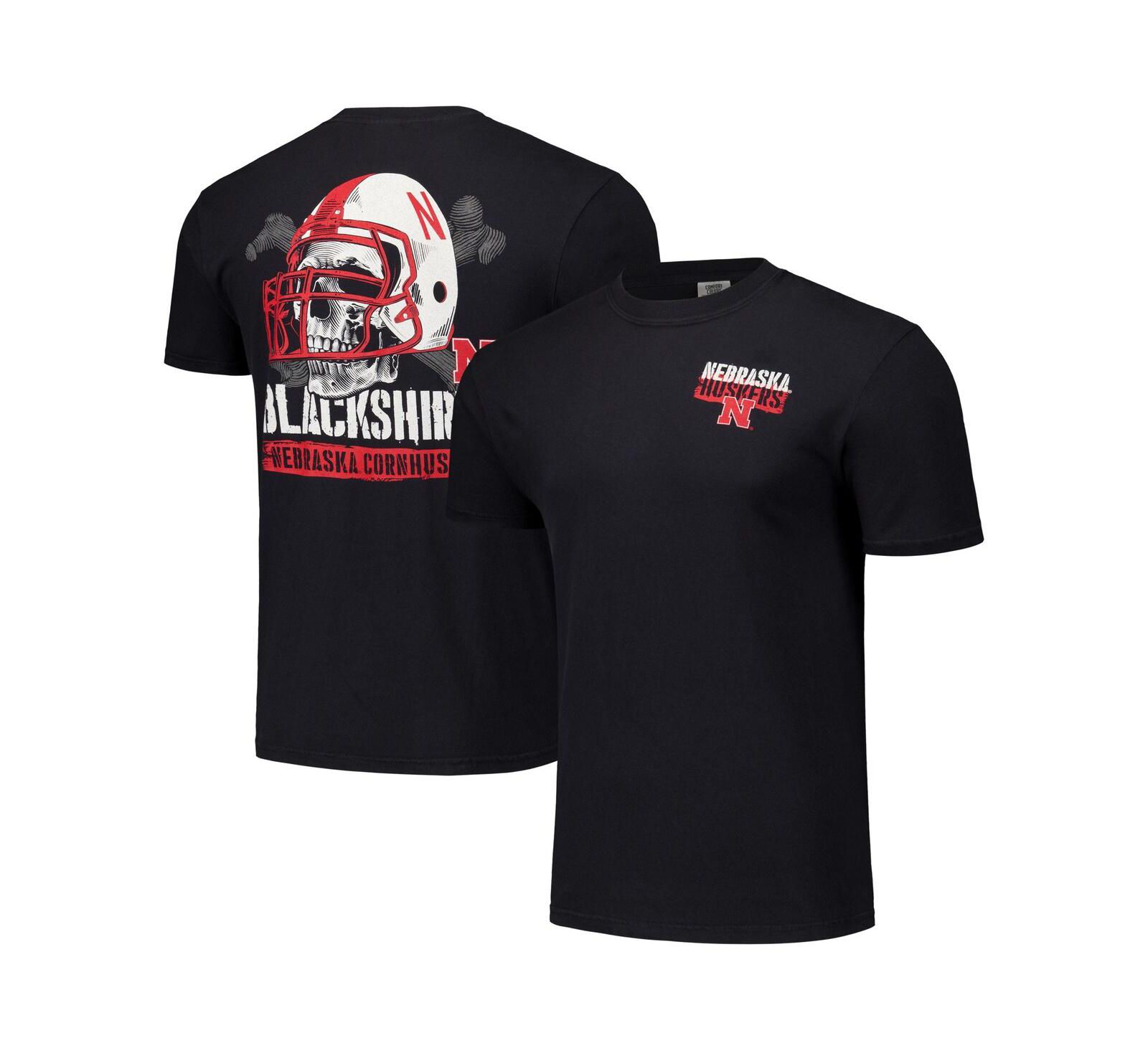 Image One Men's and Women's Black Nebraska Huskers Hyper Local Black Shirts T-Shirt