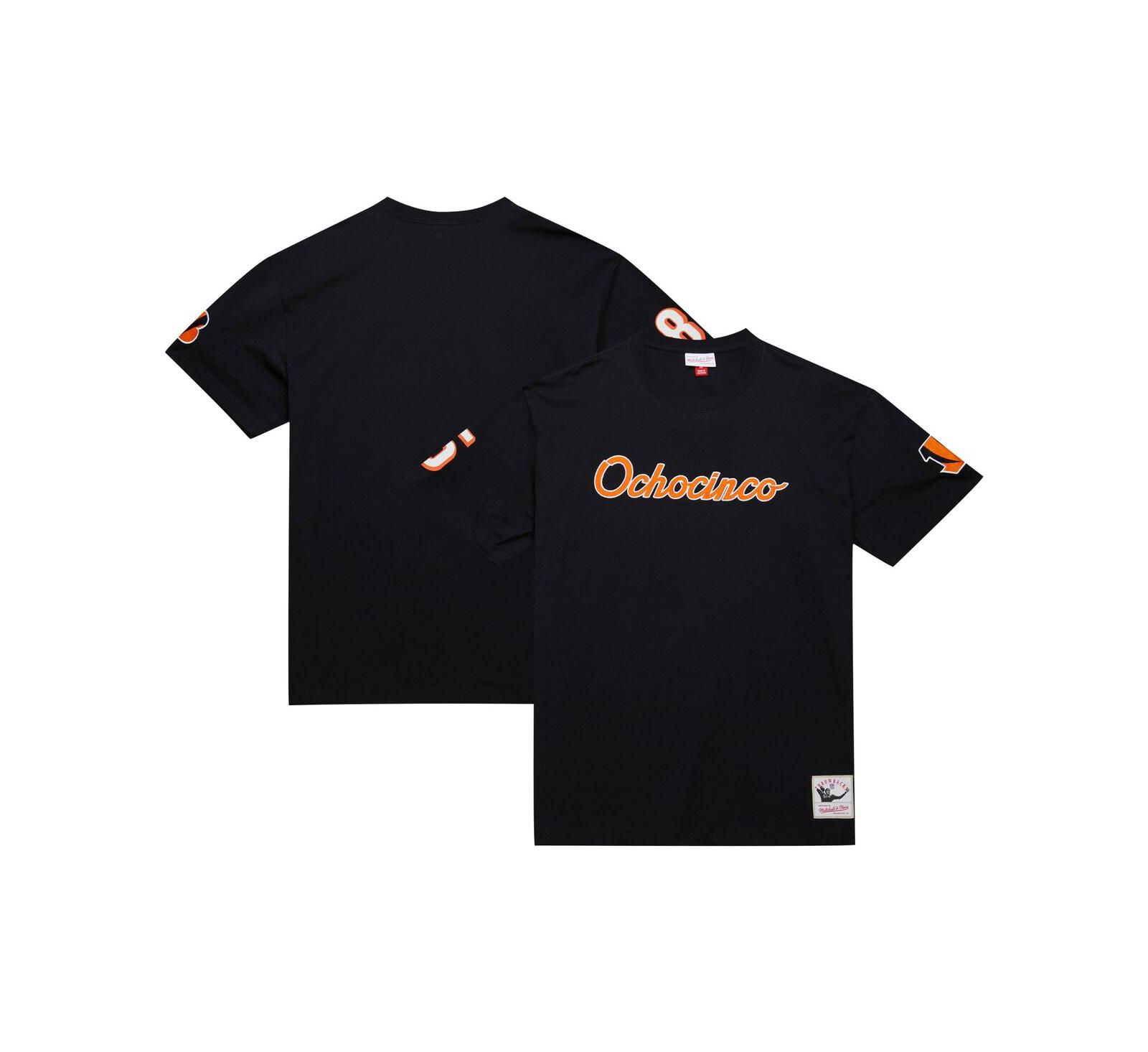 Мужская футболка Mitchell & Ness Black Cincinnati Bengals Retired Player Nickname