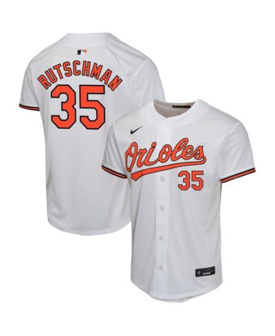 Джерси Nike Adley Rutschman White Baltimore Orioles Home Game Player для мальчиков и девочек