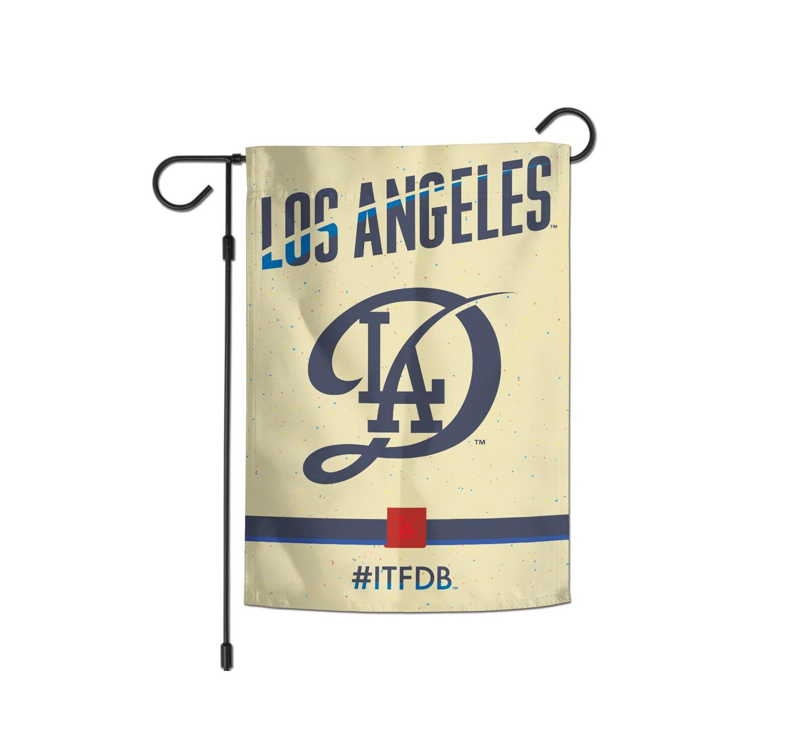 Садовый флаг Wincraft Los Angeles Dodgers 2024 City Connect 12" x 18" двухсторонний
