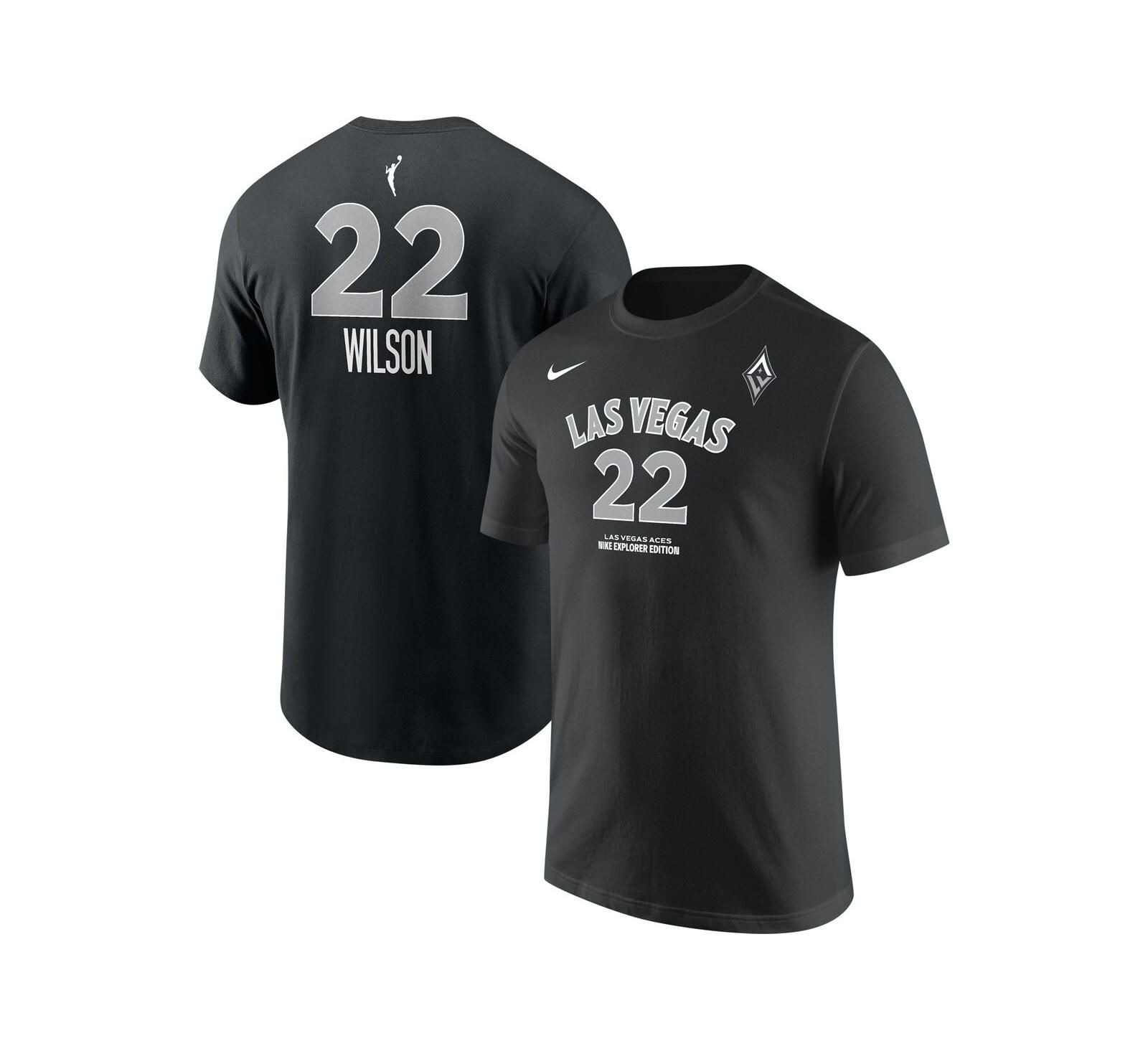 Футболка Nike A'ja Wilson Las Vegas Aces Explorer Edition для мужчин и женщин