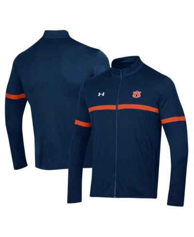 Мужская куртка Under Armour Navy Auburn Tigers 2023 Assist Warm Up Full-Zip