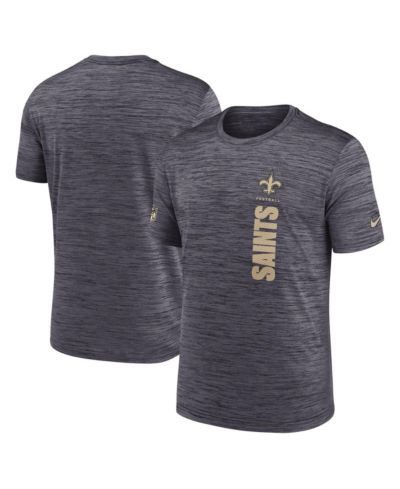 Мужская футболка Nike New Orleans Saints 2024 Sideline Velocity Performance, черная