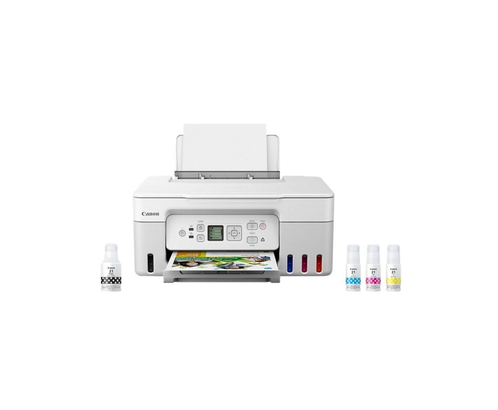 Беспроводной цветной струйный принтер Canon PIXMA G3270 MegaTank All-in-One (белый)