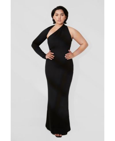 Вечернее платье Marcella Plus Size Manhattan с открытым плечом