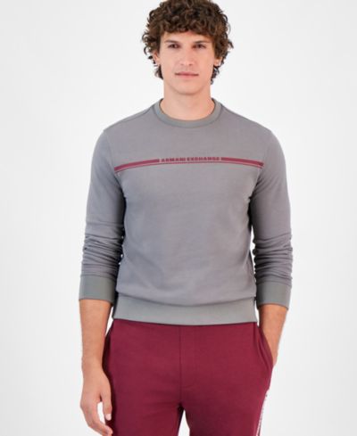 Мужской свитшот A|X Armani Exchange Long Sleeve Crewneck Linear Logo