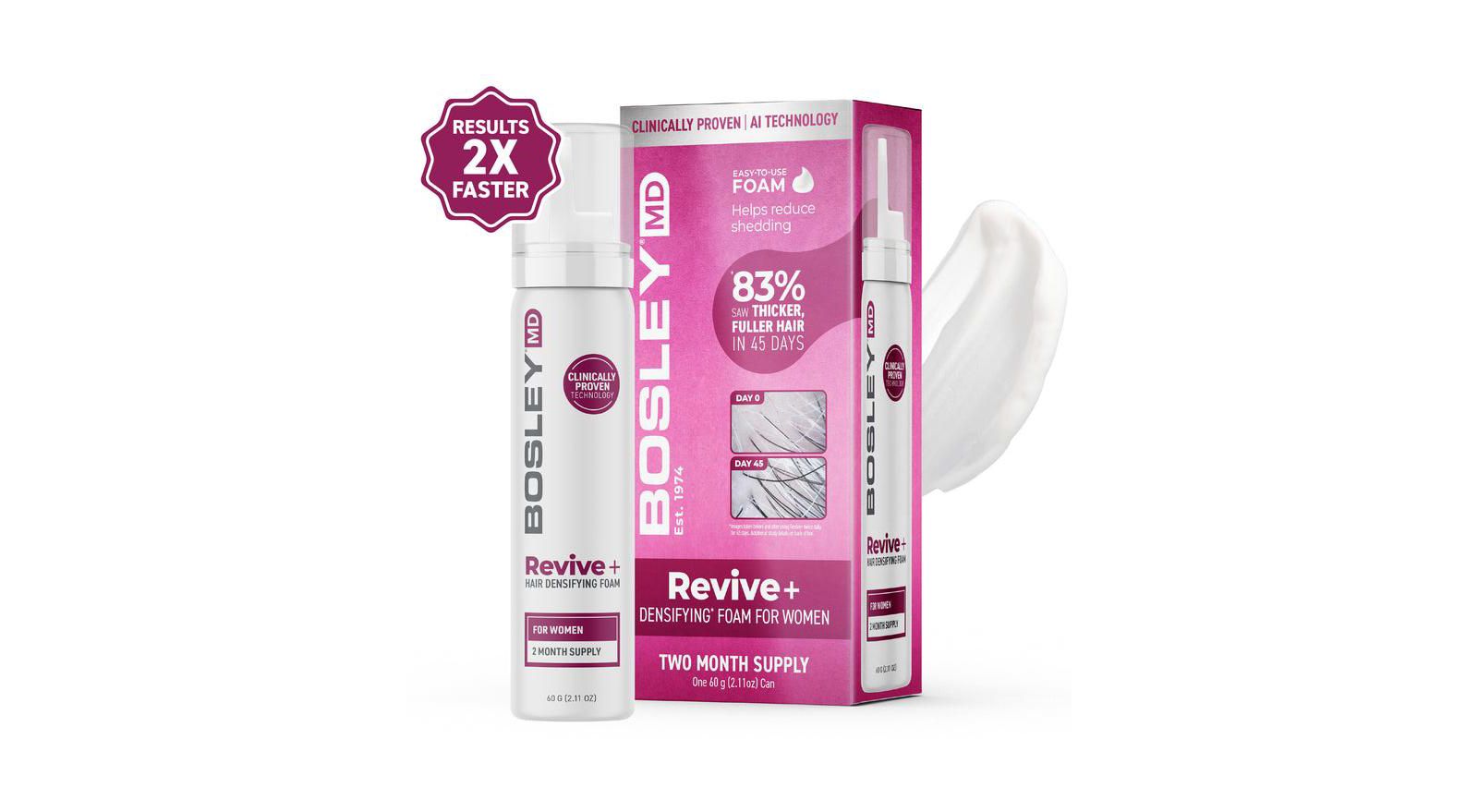 BosleyMD Женская пенка для уплотнения волос REVIVE+