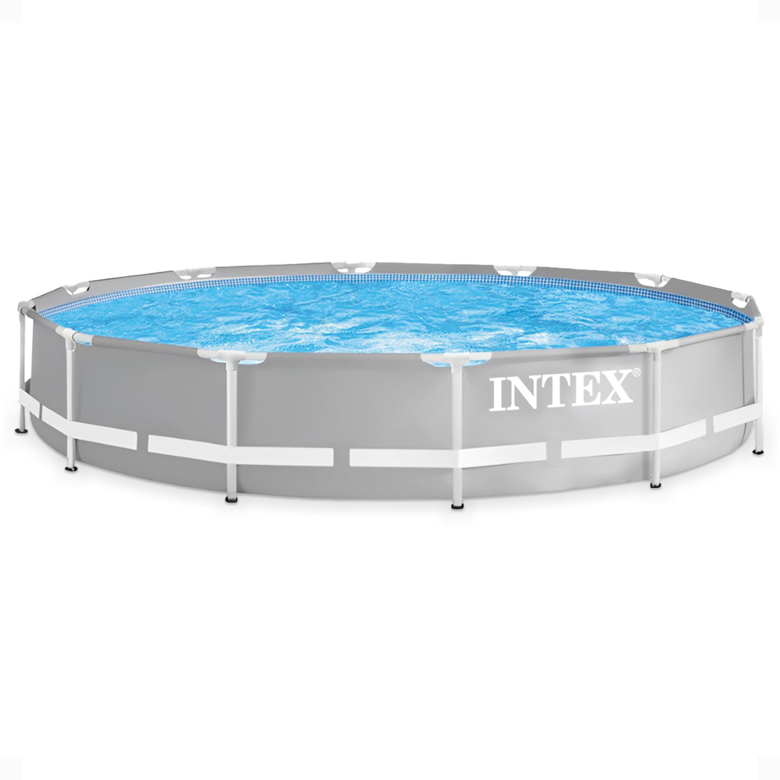 Intex круглый надземный бассейн Prism Frame 12 foot x 30 inch (без насоса)