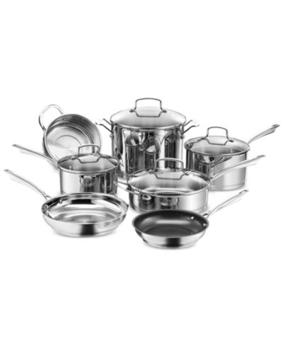 Cuisinart Pro Series набор кухонной посуды из нержавеющей стали 11-Pc.