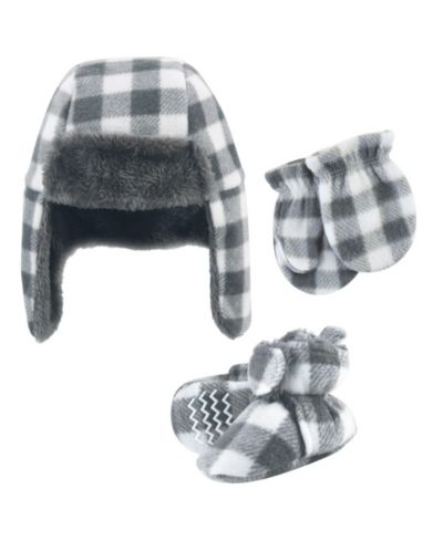 Charcoal white plaid