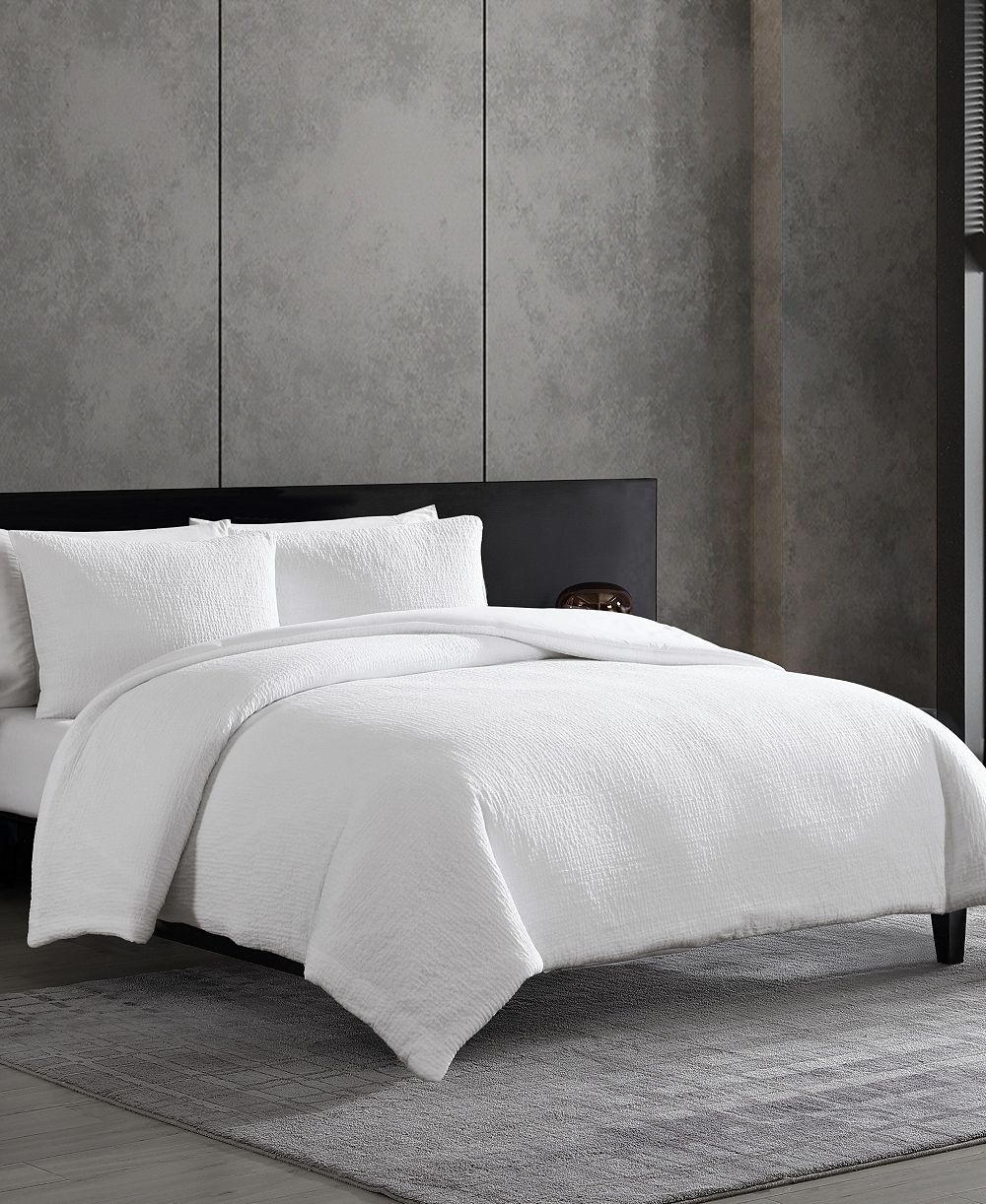 Vera Wang Puckered Texture 3-Pc. Comforter Set, Queen