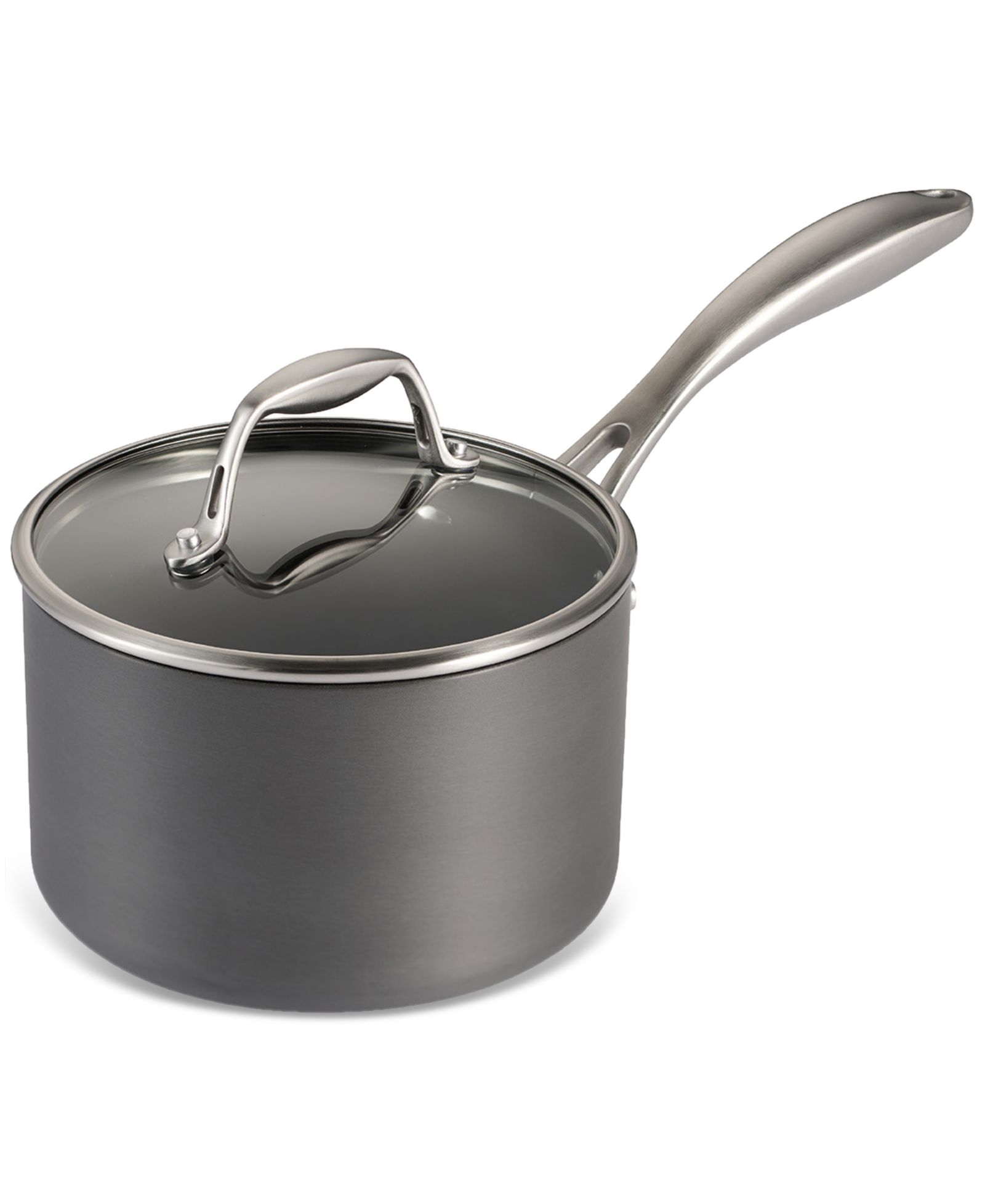 Tramontina OnyxPro 2-Quart Hard Anodized Nonstick Sauce Pan с крышкой