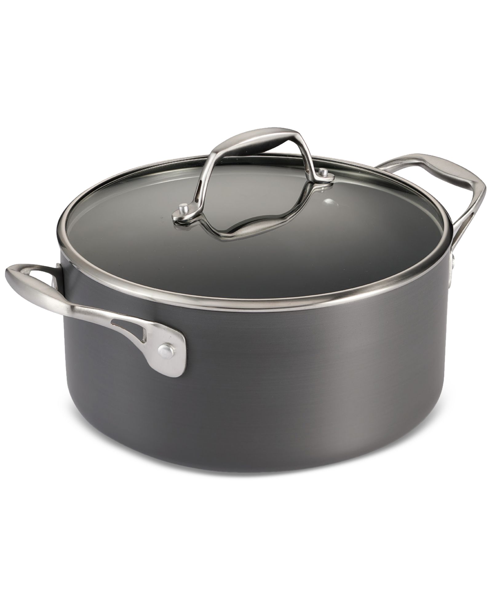 Dutch Oven Tramontina OnyxPro 5-Quart Hard Anodized Nonstick с крышкой