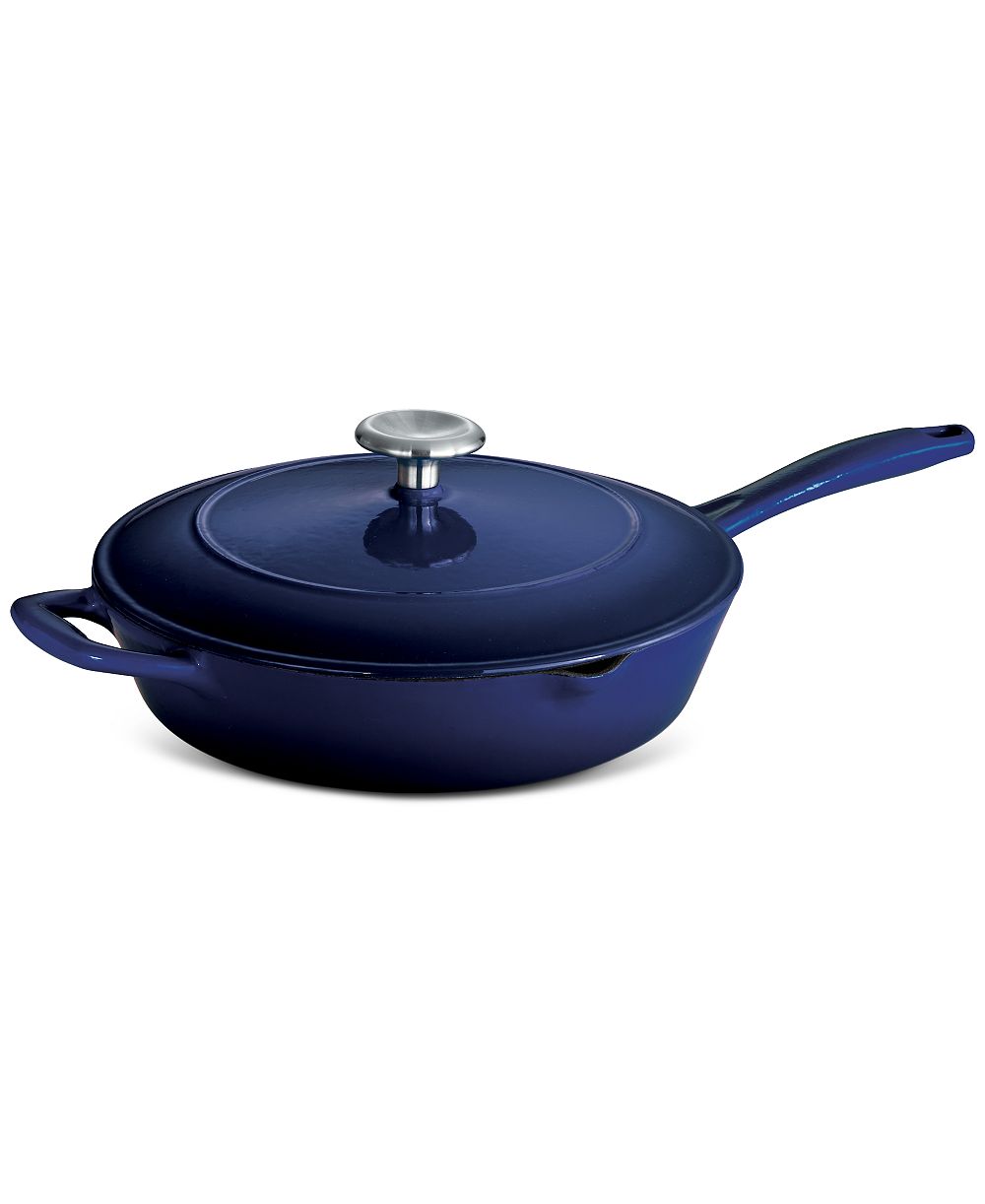 Сковорода Tramontina Bestow 10-Inch Cast Iron Enameled с крышкой