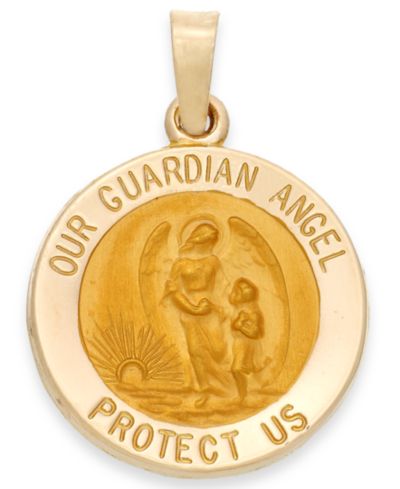 Подвеска Guardian Angel из золота 14k