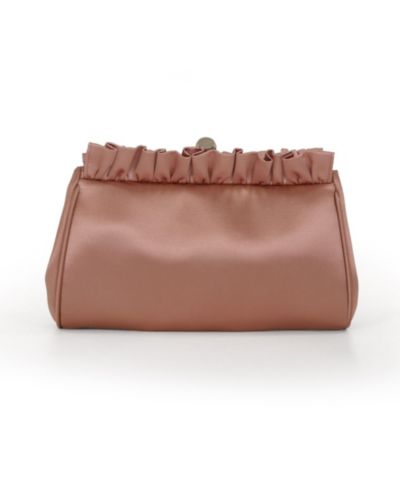Jewel Badgley Mischka Женский атласный клатч Olivia с рюшами