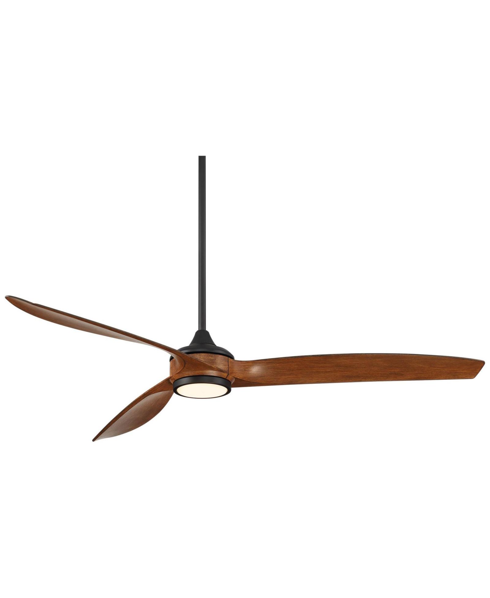 Casa Vieja 60" Modern 3 Blade Indoor Ceiling Fan with Dimmable LED Light Remote Control Koa for Living Kitchen House Bedroom Family Dining