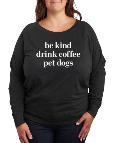 Hybrid Apparel Be Kind Pullover Plus Size Graphic Pullover