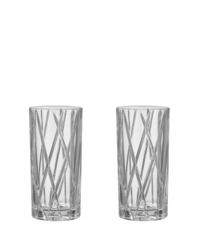 Orrefors City Highball Barware Set of 2