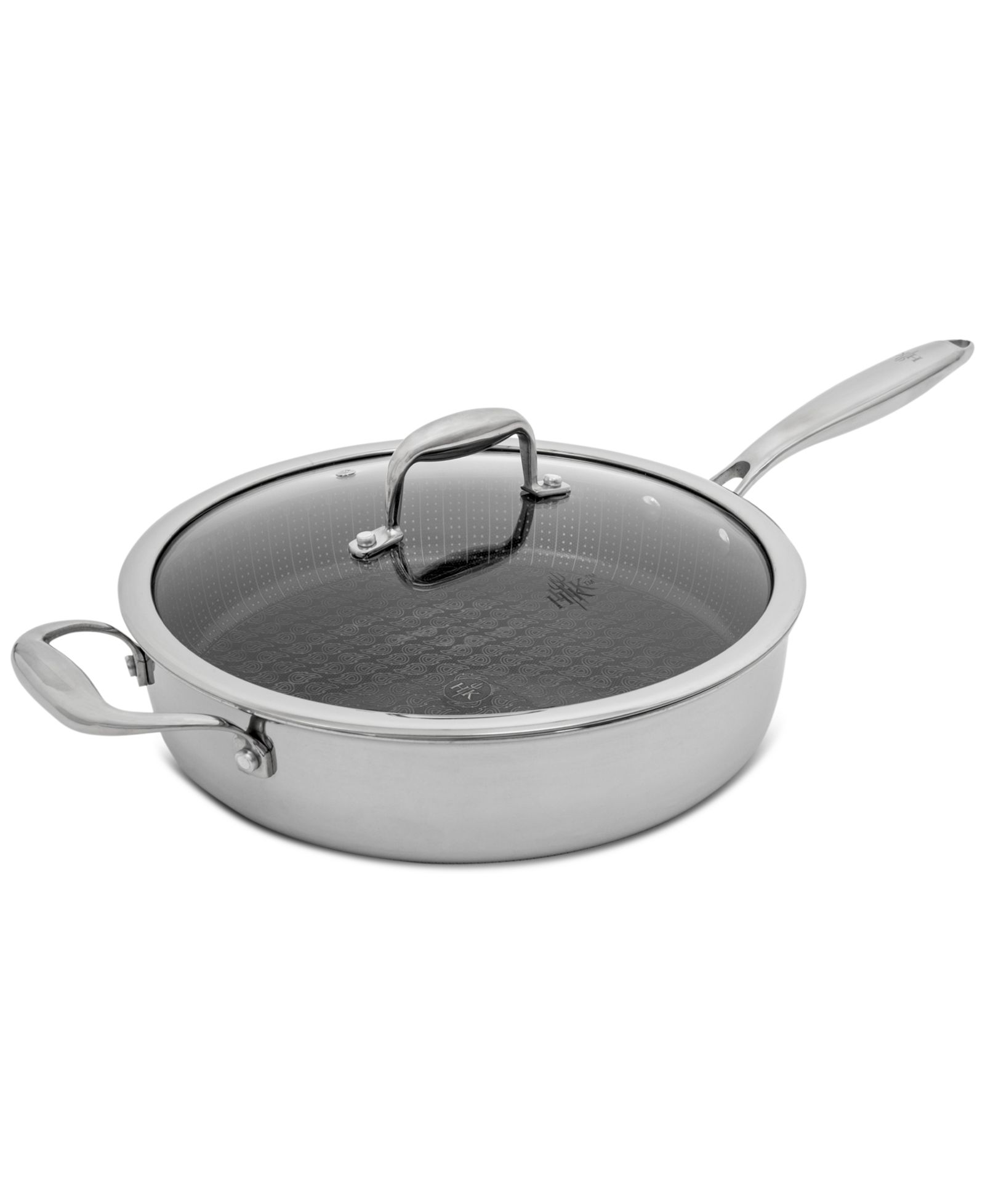 Hell's Kitchen Ceramic Hybrid 4-Qt Sauté Pan & Lid