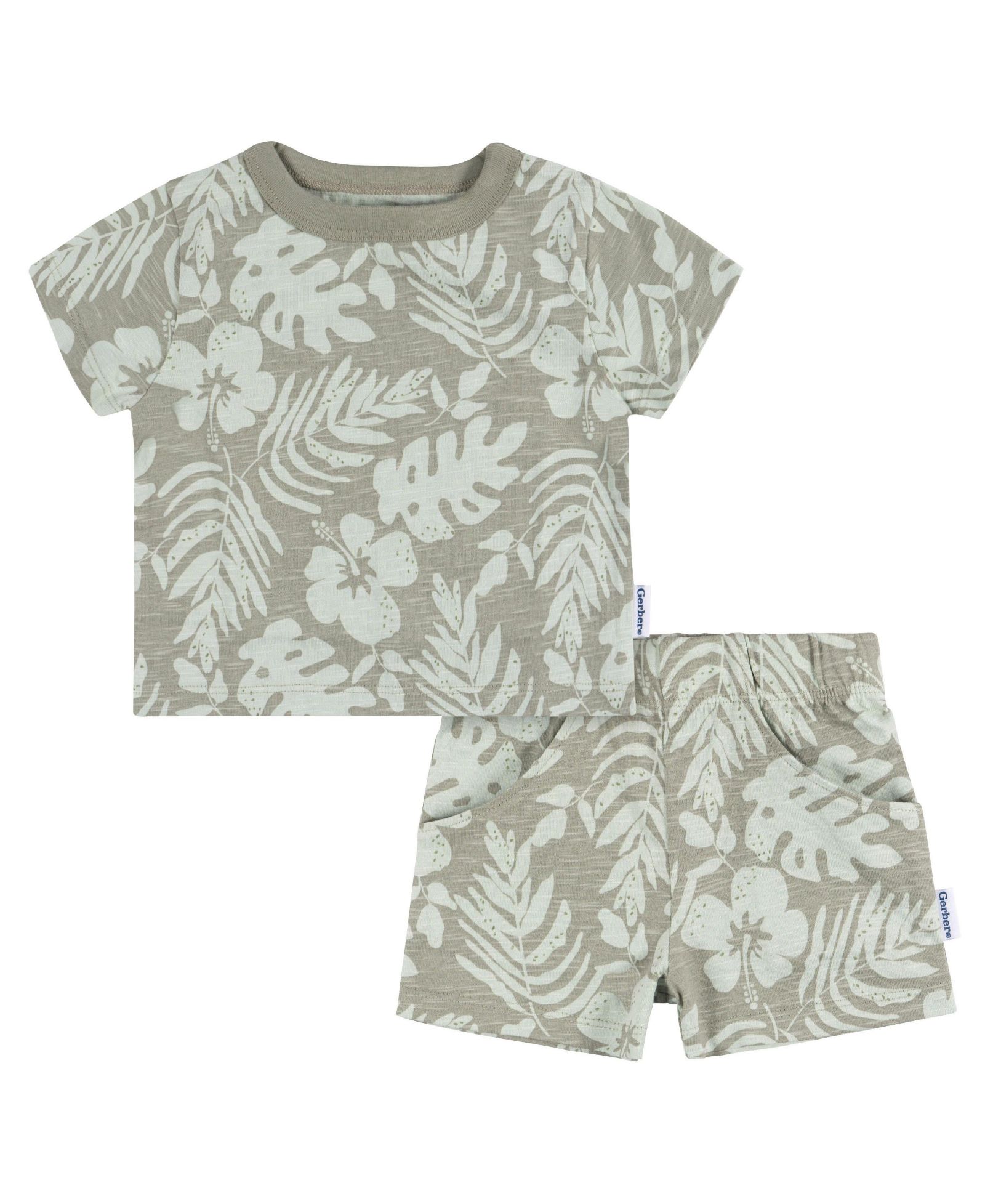 Gerber Детская одежда для малышей Tropical Leaves