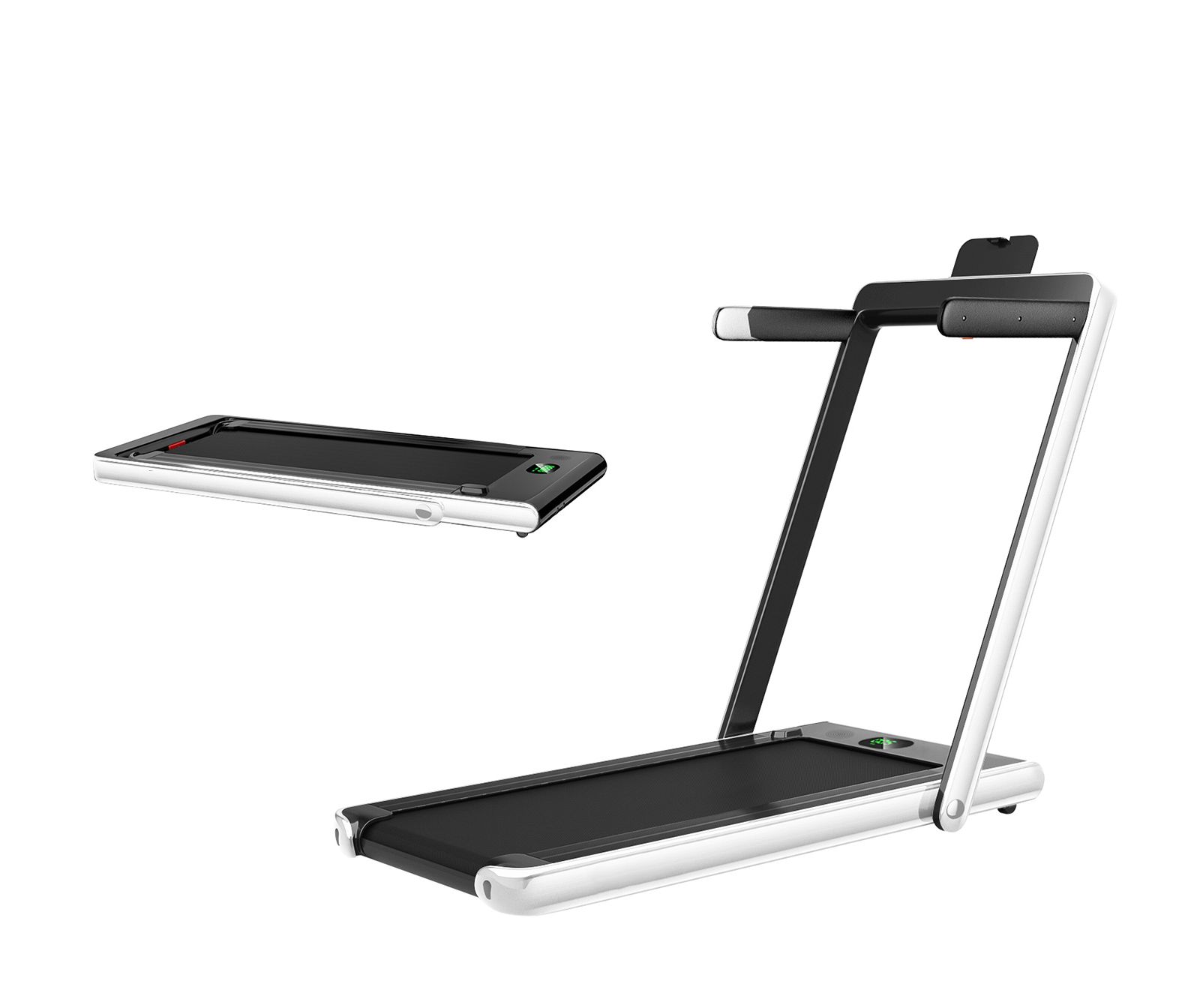 Slickblue 2.25HP 2 in 1 Folding Treadmill with APP Speaker Remote