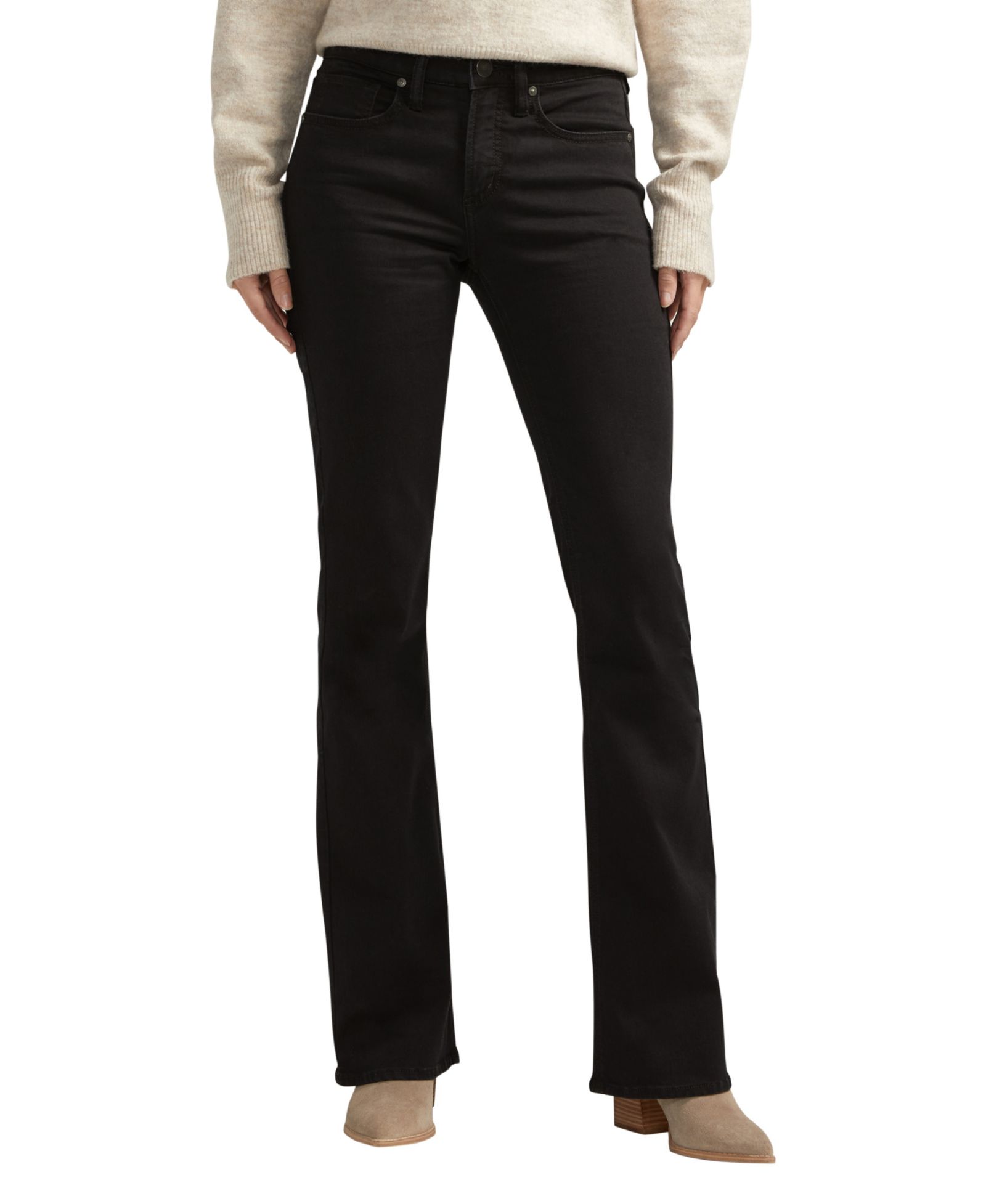 Женские джинсы Silver Jeans Co. Suki с заниженной талией и крой curvy bootcut
