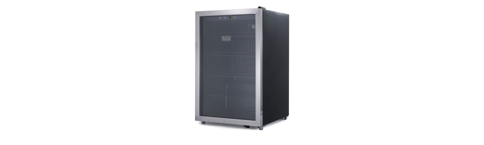 BLACK+DECKER 4.4 Cu. Ft. Beverage Cooler, 160-Can Capacity, BDB44LS