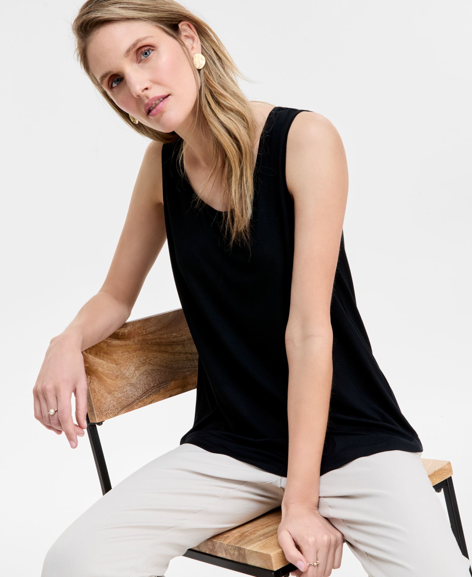 JM Collection Женский Sleeveless Tank Top, Regular & Petite